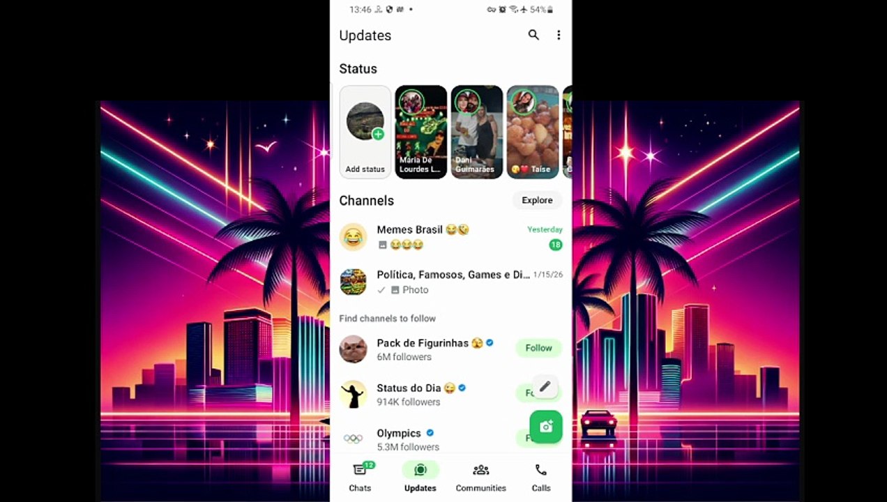 Não consigo ver foto do perfil do meu contato e ela não consegue ver meus status RESOLVIDO