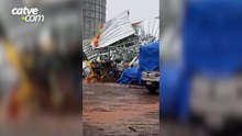 Temporal derruba silo em Jardim Alegre e causa estragos em Maripá