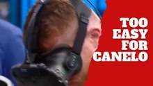 Canelo Alvarez dominates virtual reality boxing game and makes it look effortless