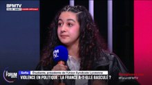 FORUM BFM - Mort de Quentin: "Quand il y a eu le meurtre d'Aboubakar Cissé, tué de 57 coups de couteaux, Yaël Braun-Pivet a refusé la minute de silence", déclare Sofia