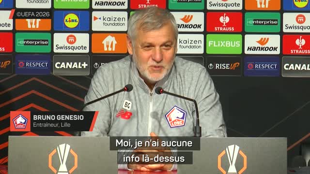 Lille - Genesio : "Mon avenir ne me préoccupe pas"