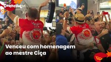 Vídeo mostra comemoração da Viradouro após anúncio de escola campeã do Rio de Janeiro