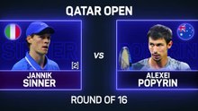 Sinner eases past Popyrin in Qatar Open