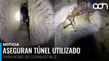 Descubren túnel de 22 metros usado para el robo de combustible en Hidalgo