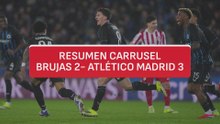 Resumen y goles Brujas 3 -3 Atlético de Madrid 3