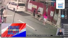 Huli-cam – Menor de edad na tumatakas sa mga kumuyog sa kaniya, nabundol ng motorsiklo | Unang Balita