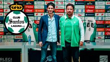 Omar Tapia, es presentado por Aleco Irarragorri como nuevo entrenador de Santos Laguna