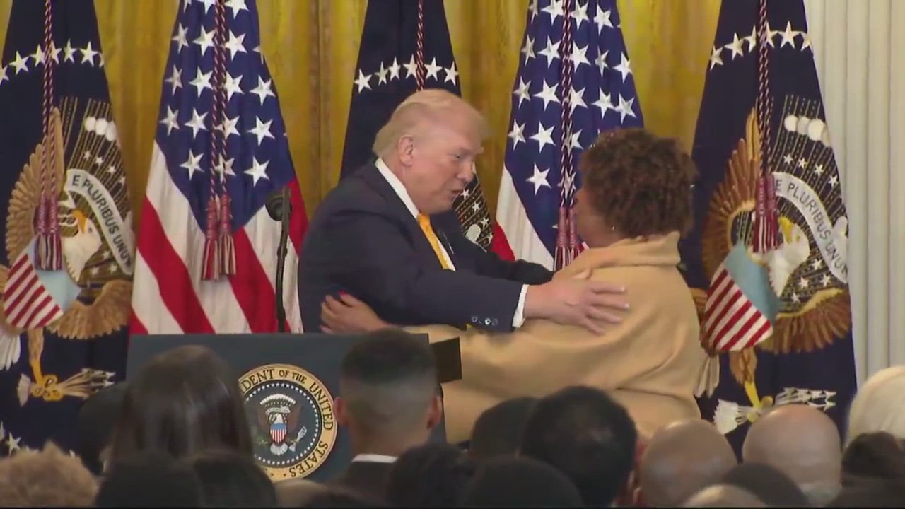 Heartbroken Over Grandson’s Death, D.C. Woman Praises Donald Trump in Tearful White House