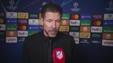 Zona mixta Simeone tras el Brujas 3 - Atletico 3