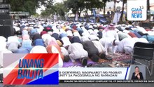 Ilang ahensiya ng gobyerno, nagpaabot ng pagbati sa muslim community sa pagsisimula ng Ramadan | Unang Balita