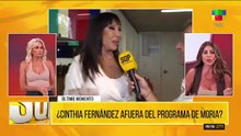 Moria Casán habría echado a Cinthia Fernández de su programa en El Trece