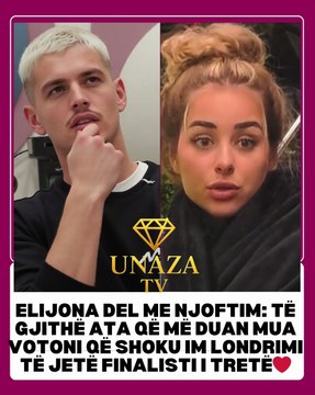 🔵Elijona del me njoftim: Të gjithë ata që më duan mua votoni që shoku im i dashur Londrimi të jetë finalisti i tretë❤