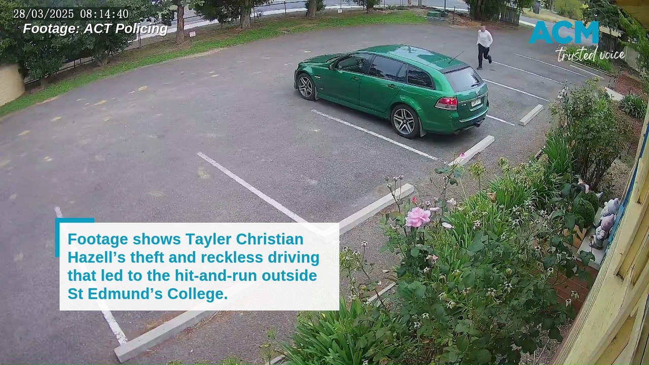 Footage shows dangerous lead up to hit-and-run