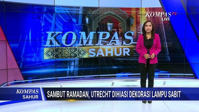Semarak Sambut Ramadan, Jalanan Utrecht Belanda Dihiasi Lampu Bulan Sabit | KOMPAS SAHUR