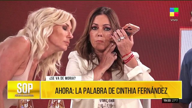 Cinthia Fernández apuntó contra Moria Casán