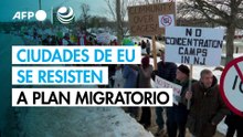 Ciudades de EU se resisten a los planes de Trump de encarcelar inmigrantes en almacenes