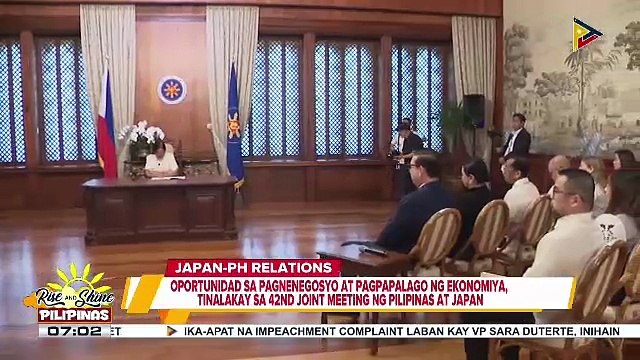 Oportunidad sa pagnenegosyo at pagpapalago ng ekonomiya, tinalakay sa 42nd Joint Meeting ng Pilipinas at Japan | ulat ni Cleizl Pardilla