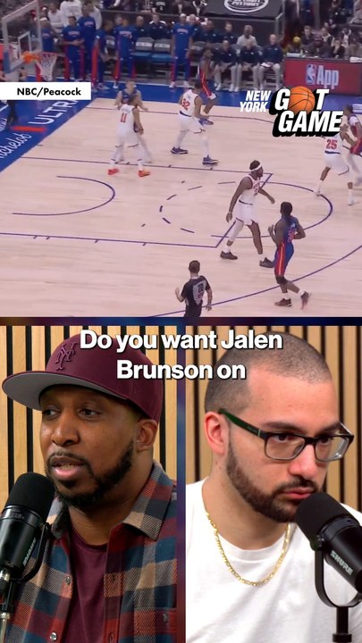 Pistons have included Jalen Brunson in a lot of their actions and it's one of the reasons why they've won both matchups this season by 30+