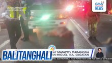 Senior citizen, patay matapos mabangga ng van sa Brgy. San Miguel; isa, sugatan | Balitanghali