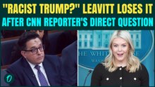 ‘Racist’ Trump Question Sparks Fury | CNN Reporter vs Karoline Leavitt in BIG White House Clash