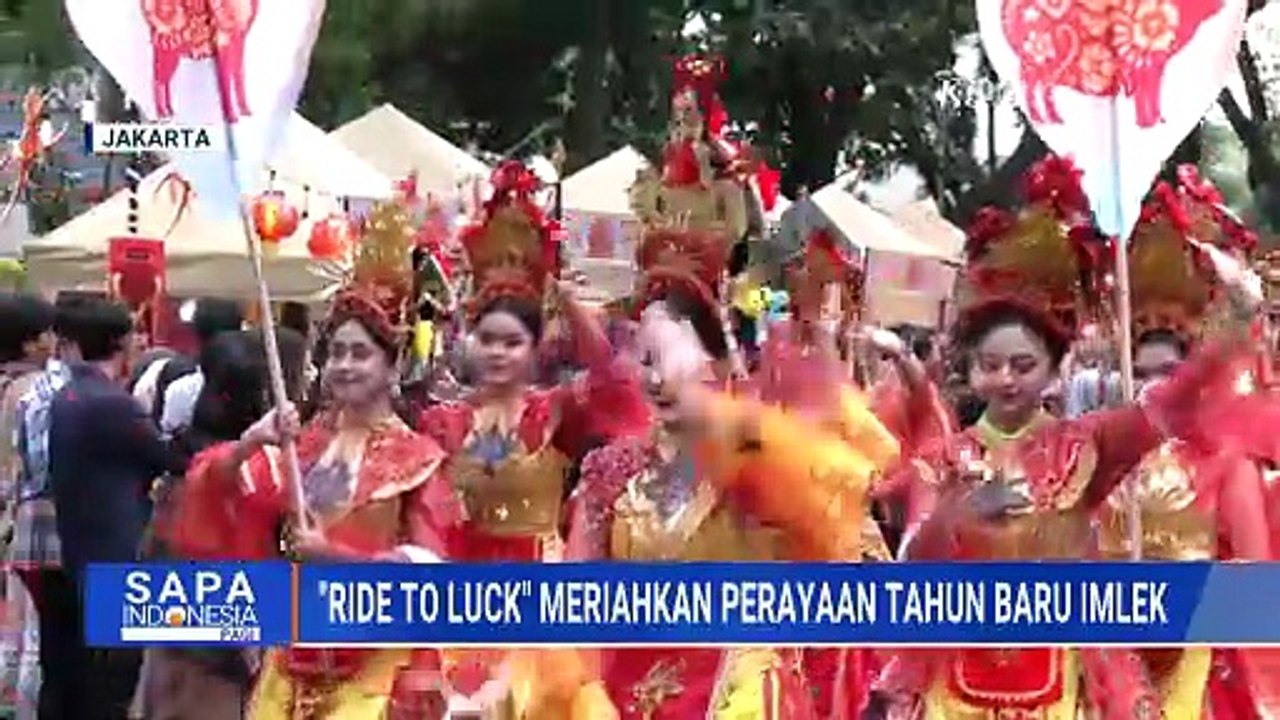 Semarak Perayaan Tahun Baru Imlek Bertajuk Ride to Luck, Tampilkan Barongsai hingga Ondel-Ondel