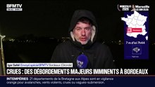 Crues: un plan d'urgence est activé à Bordeaux face aux intempéries, une première depuis 1999