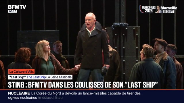 LA CULTURE D'ALIX - BFMTV dans les coulisses de The last ship , un spectacle musical de Sting