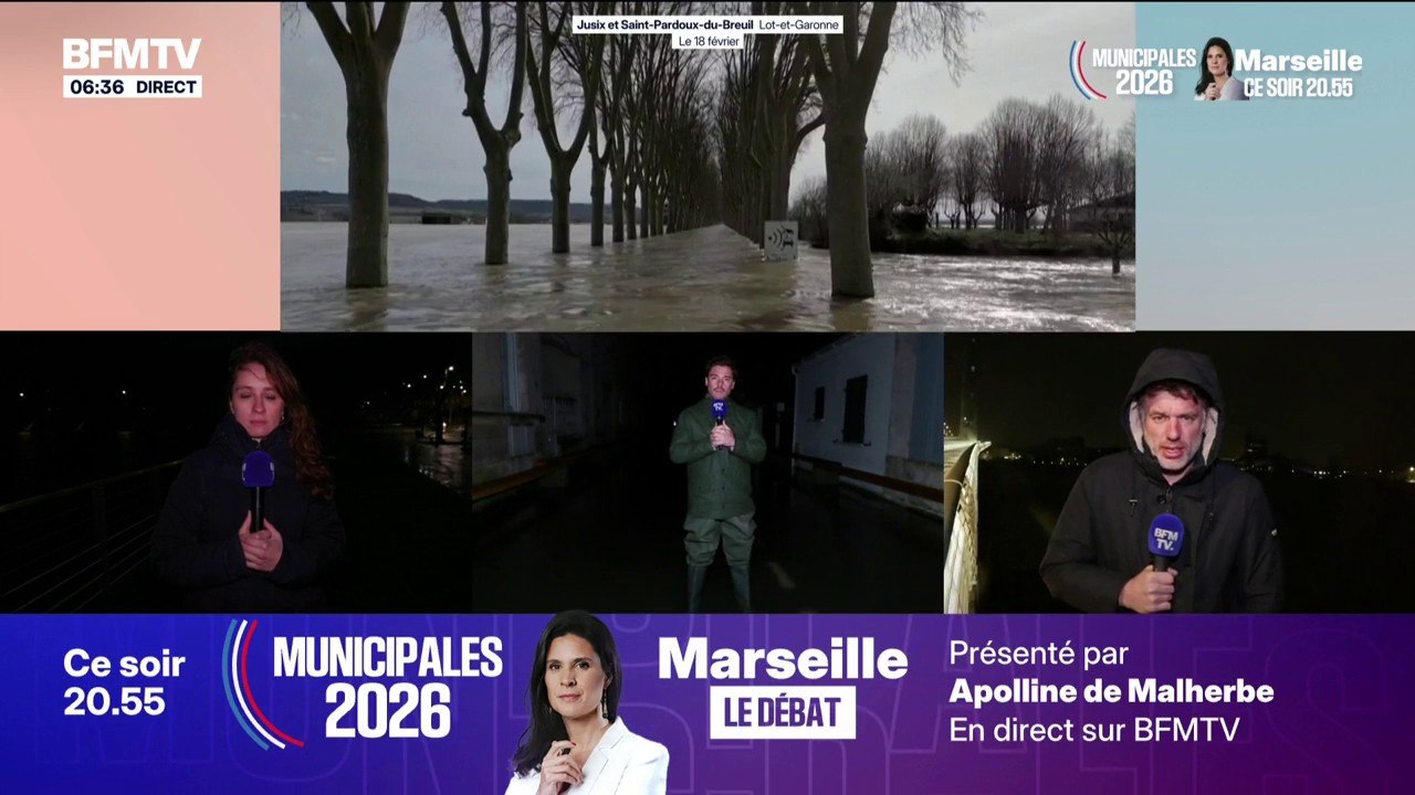 Crues en Charente-Maritime: l'eau continue de monter à Saintes