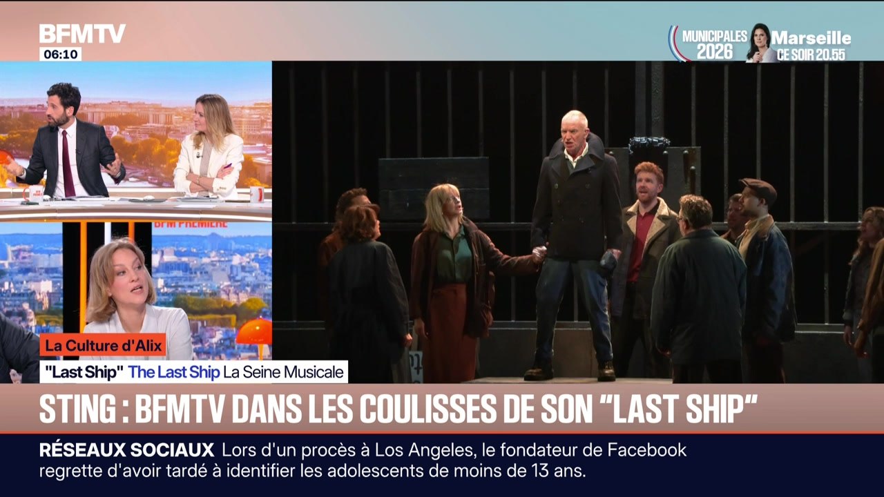 Sting : BFMTV dans les coulisses de son "Last Ship" - 19/02