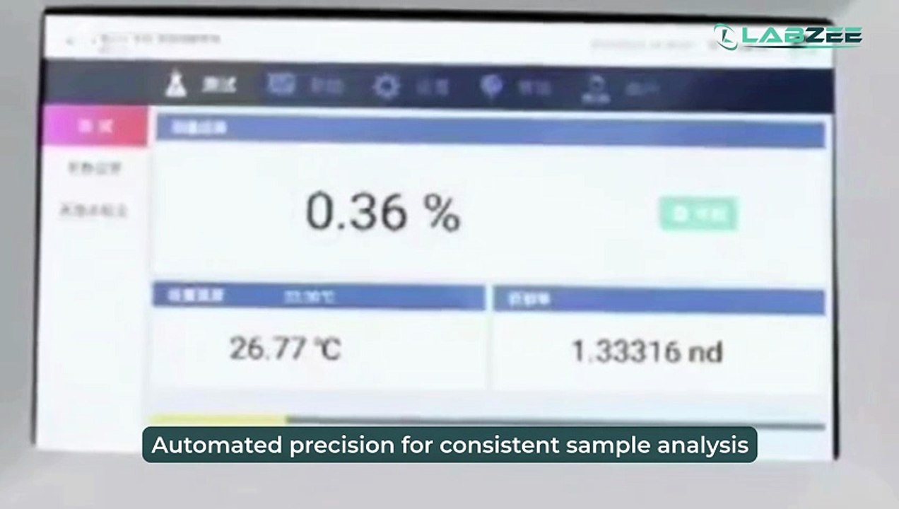 Labzee Automatic Refractometer for Accurate Refractive Index & Brix Measurement