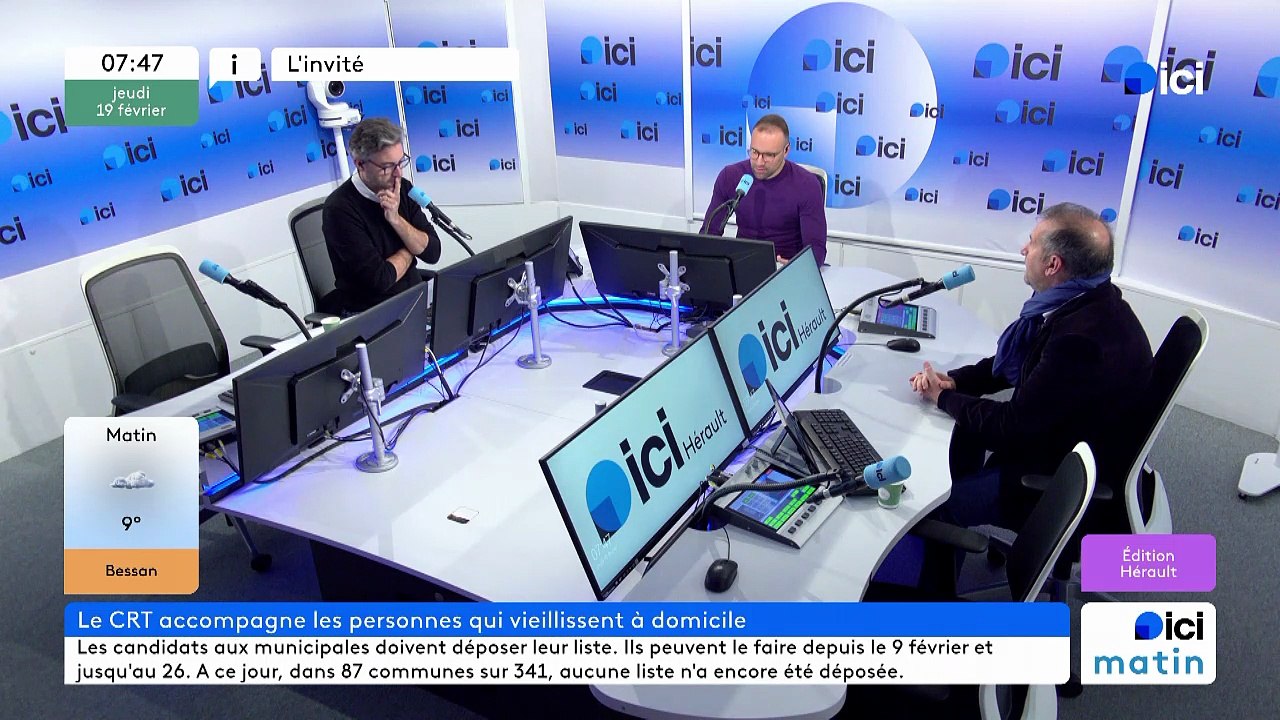 Laurent Jérez directeur du CRT  Cœur d'Hérault qui accompagne simultanément les aidants et les aidés