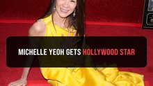 Michelle Yeoh unveils star on Hollywood Walk of Fame