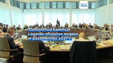EBC twierdzi, że "nie podjęto decyzji" w sprawie potencjalnego wcześniejszego odejścia Lagarde