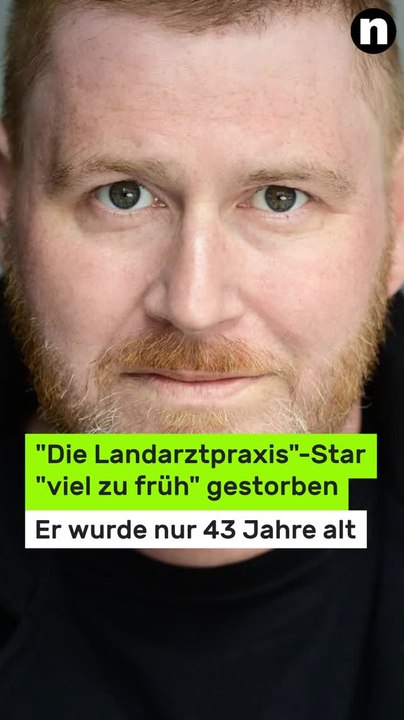No Glomex Thorsten Hamer: Er wurde nur 43 Jahre alt - 'Die Landarztpraxis'-Star 'viel zu früh' gestorben