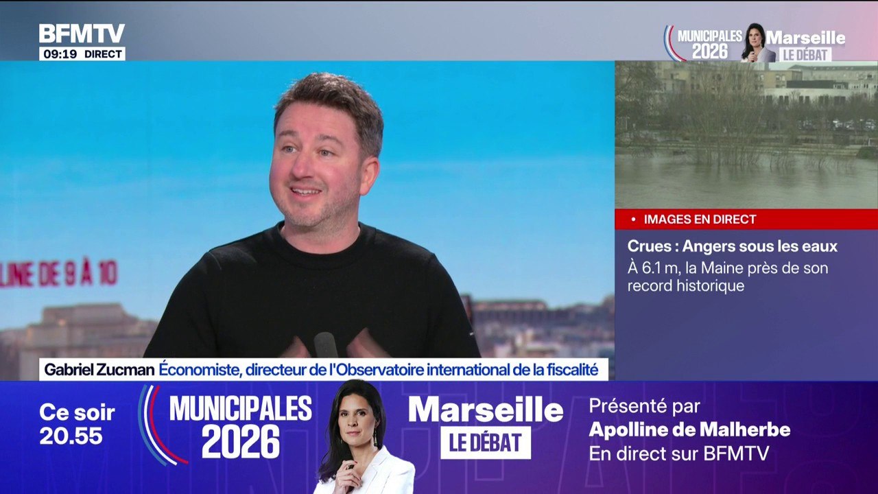 "Il y a un problème d'injustice fiscale dans notre pays": l'économiste Gabriel Zucman réagit au chiffre révélé par Bercy de plus de 13.000 foyers fortunés qui ne paient aucun impôt sur le revenu