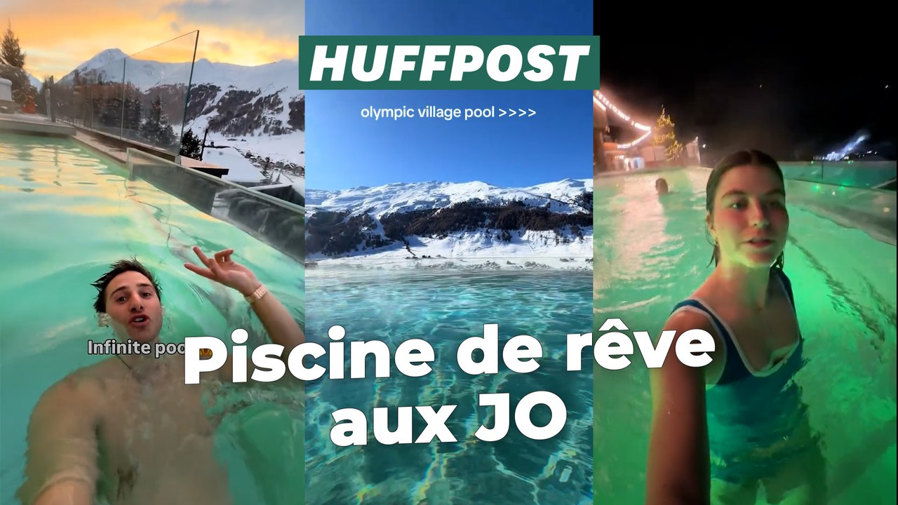 « La vue est incroyable », aux JO d’hiver, cette piscine a beaucoup de succès auprès des athlètes