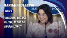 'Pink Suit, No Agenda?' Usec. Castro dismisses political meaning