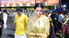 Actress Shriya Saran Visits Tirumala