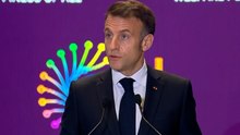 Macron Greets India With ‘Namaste’, Ends Speech With ‘Jai Ho’ at AI Summit