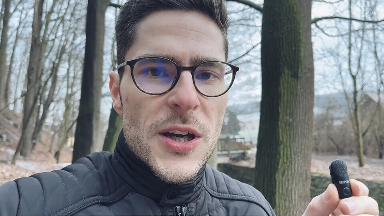 Boya magic sprachqualität im sound-check: mit und ohne noise cancelling
