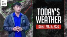Today's Weather, 5 P.M. | Feb. 19, 2026