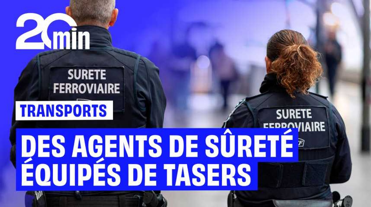 Des agents de sûreté de la SNCF et la RATP autorisés à porter des pistolets à impulsion électrique