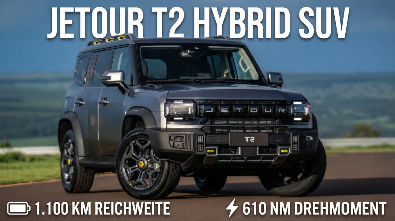 2026 Jetour T2 mit 26,7 kWh Akku & 7,5 s auf 100 km/h