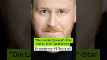 Thorsten Hamer: Er wurde nur 43 Jahre alt - "Die Landarztpraxis"-Star "viel zu früh" gestorben