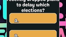 The UK government recently dropped plans to delay which elections? #Quiz #PoliticalNewsQuizz #newsquiz #BreakingNews
