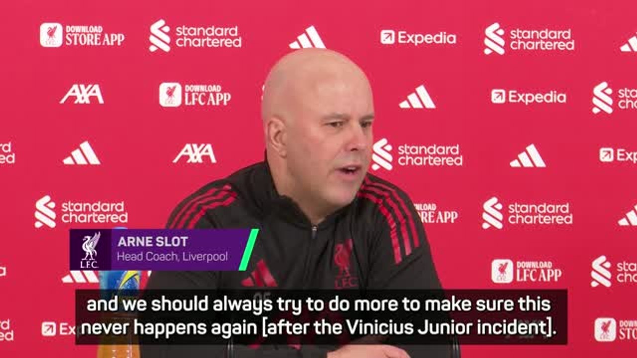 Slot backs Vinicius Jr in Prestianni racism row