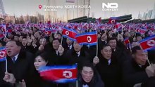 Il leader nordcoreano Kim Jong Un alla guida di un veicolo lanciarazzi