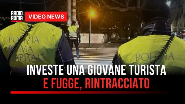 Investe una giovane turista e fugge, rintracciato