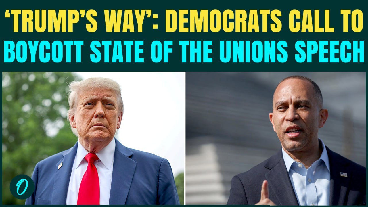 Jeffries Calls Democrats To DITCH Trump’s State of the Union Address ‘Do Not Attend Or…’ | U.S News