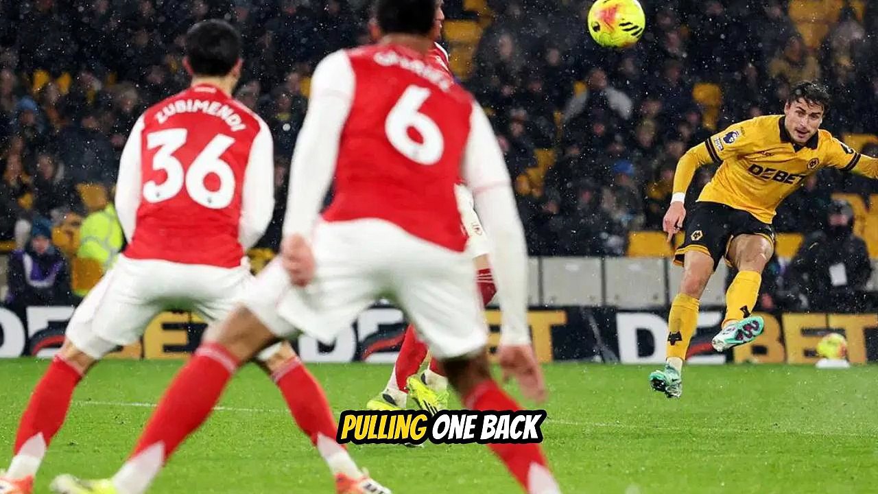 Arsenal stunned as bottom side Wolves stage dramatic two goal comeback